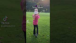 no thumbs for the super soft shot golf tips from a 10yo golf juniors KahmaGolf girlsgolf fyp [upl. by Cecilio]