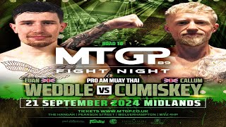 Euan Weddell vs Callum Cuminskey  Road to MTGP Fight Night 89  21092024  Wolverhampton [upl. by Ttessil259]