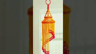 Macrame jhumar design shortvideo macramedesign [upl. by Audwin732]