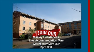 Live Tour of Maclay Residences 🏠  University of Glasgow Student Accommodation [upl. by Anivad]