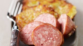 Recette  Rosti à la saucisse de Morteau [upl. by Burkhard450]