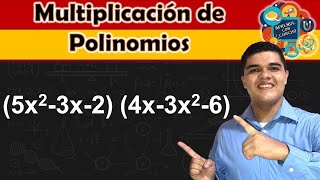 Multiplicacion de polinomio por polinomio en forma vertical [upl. by Elayne]