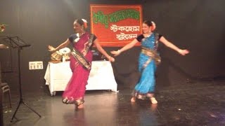 Bengali Folk Dance  Akashe Batashe  Bollywood Empire [upl. by Kerwinn780]