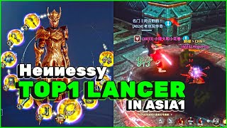 TOP1 GLOBAL LANCER TED IS BACK IN ASIA1  A1 TOBD4F  FF VS HOF  MIR4 [upl. by Luba]