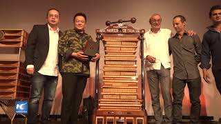 Cuban Cigar Festival ends with gala humidor auction [upl. by Eikkin]