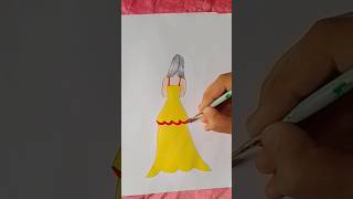 💫 girl Drawing 💕✨  viral  Trending  Shorts  drawing [upl. by Ainitsirhc164]