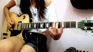 Cowboys From Hell  Pantera Guitar Cover by Debora Almeida [upl. by Jenkins]