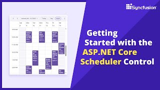 Getting Started with the ASPNET Core Scheduler Control [upl. by Nunci]