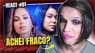 REACT 01 DE FRENTE COM BLOGUEIRINHA ANITTA  T2E24  DiaTV [upl. by Valerlan]