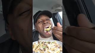 Loaded Burrito Fries MUKBANG [upl. by Geoffrey685]