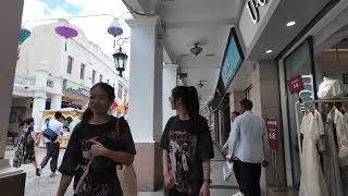 Walking Tour in Shiqi Pedestrian Street Zhongshan City China  4K [upl. by Enidaj601]