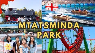 MTATSMINDA PARK  ONE OF THE BEST ATTRACTIONS IN TBILISI GEORGIA🇬🇪 [upl. by Araes]