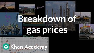 Breakdown of gas prices  Supply demand and market equilibrium  Microeconomics  Khan Academy [upl. by Althea770]