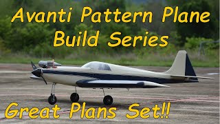 Avanti Pattern Plane  Wow a Great Set of Plans  60quot wingspan RC balsa aeroplane build series [upl. by Assennej653]