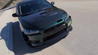 Mitsubishi lancer kpmf vinyl greenblack iridescent [upl. by Burnley930]