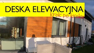 Koniec z nudną białą elewacją  Deska elewacyjna  imitacja drewna  krok po kroku [upl. by Celie]