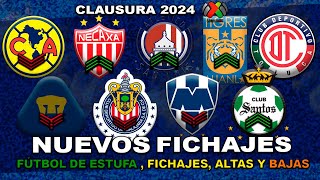 ✅ NUEVOS FICHAJES CONFIRMADOS LIGA MX CL2024  DINENNO SE VA DE PUMAS LEO SUÁREZ AL NECAXA [upl. by Bethel]