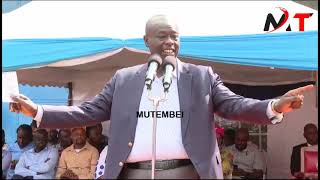 MUSICHUKUWE MADENI KAMA WABUNGE WAJAJUWA NA HIYO MAMBO NITAFUATILIA THATS HOW DP SAID IN KIAMBU [upl. by Rie]