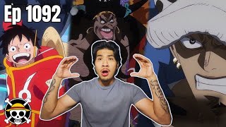 BLACKBEARD AND LAW  KUMA AND BONNEY   One Piece Ep 1092 Reaction [upl. by Seka]