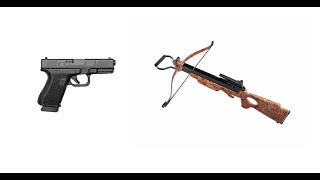 Crossbow vs Firearm Impact Pressure [upl. by Eleumas42]