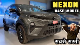 Tata Nexon Smart Optional 2024 Review 🔥 Tata Nexon Base Model 2024 Review 🔥 [upl. by Ajup]