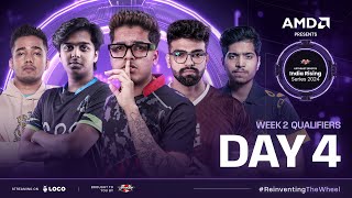 AMD Presents UE India Rising Series 2024 BGMI  Week 2 Qualifiers Day4 Ft iqoosoul godlike [upl. by Doran]