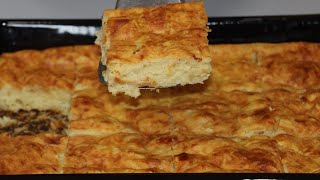 PREVRNUTA PITA GIBANICA SA SIROM RECEPT [upl. by Ahseiyk946]