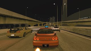 Nissan Skyline GTR R32R34 amp Nissan GTR R35 Convoy  Assetto Corsa  Gamepad [upl. by Mellman]