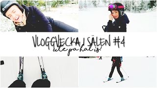 VLOGGVECKA I SÄLEN 4 🎿💜 Ute på hal is [upl. by Attiuqehs]