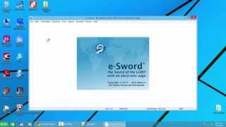 Instalación de Esword en una Pc con SO Win 81 Pro x64 [upl. by Ylus]