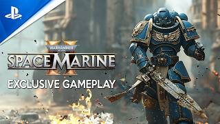 SPACE MARINE 2 New Campaign Demo  BRUTAL WARHAMMER Action Shooter coming to PS5 in 2024 [upl. by Aleron340]