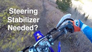 Talking Steering Stabilizers while riding the 2017 YZ250X  Episode 206 [upl. by Joyce]