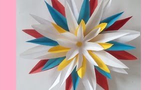 DIY Tutorial Papierblumen basteln Anleitung  Geschenkideen zum Muttertag [upl. by Elyc]