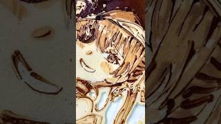 宝鐘マリンなパンケーキの焼き方？動画ですー。ホロライブ連投中なので他もみてね… pancake art of Houshou Marine Hololive [upl. by Bratton669]