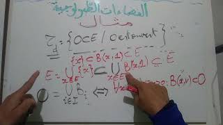 الفضاءت الطبولوجية 03 Espaces topologiques [upl. by Caroline]