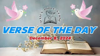 VERSE OF THE DAY DECEMBER 8 2024 [upl. by Soutor]