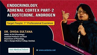 Physiology  Endocrinology  Adrenal Cortex Part2  Aldosterone amp Endrogen [upl. by Kacerek]