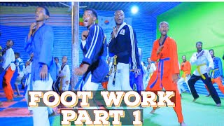 Taekwondo foo twork part 1 with sabom gezish [upl. by Ieluuk]