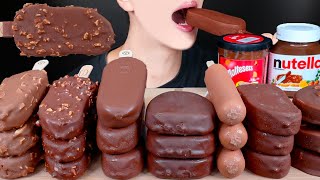 ASMR MALTESERS MAGNUM CHOCOLATE ICE CREAM DESSERT MUKBANG 먹방 モッパン 咀嚼音 チョコレートアイスクリーム EATING SOUNDS [upl. by Emmet]