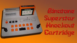 Binatone Superstar  Knockout Cartridge 1977 Pong Console [upl. by Glendon]