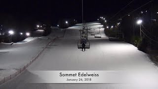 Sommet Edelweiss  January 26 2018 [upl. by Oiratnom]