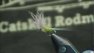 Fly Tying BlueWinged Olive Comparadun BWO with Snowshoe Rabbit Feet [upl. by Ezaria]