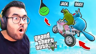 GTA 5 OGGY JACK Impossible Parkour  Hitesh KS [upl. by Nalahs]