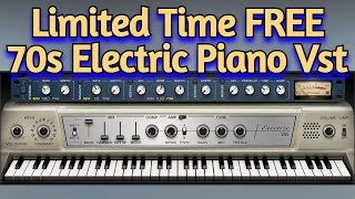 This Awesome Electric Piano VST Plugin Is FREE Limited Time  Waves Electric 200 Piano  Review [upl. by Lifton]