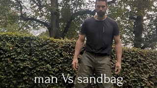 sandbag workout  plus other stuff Jimperial reverendterminator [upl. by Sinnoda]