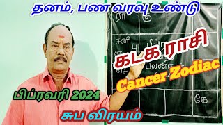 Kadaga rasi February month palangalகடக ராசி பிப்ரவரி 2024Cancer ZodiacFebruary month rasi palan [upl. by Ikaz]