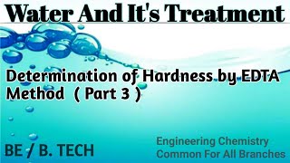 Procedure amp calculation of EDTA method I EDTA method I Complexometry [upl. by Archibold]