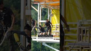 Bungy Jump In Rishikesh bungee bungeejumping jumping adventure trending viral bungy shorts [upl. by Hartfield659]