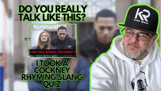 COCKNEY RHYMING SLANG  REACTION cockneyaccent cockneyrhymingslang reaction britishslang [upl. by Bodkin849]