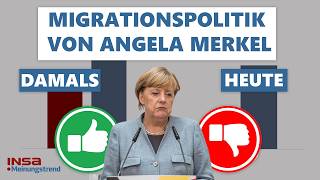 Wie beurteilen Sie die Migrationspolitik von Angela Merkel seit 2015  INSAMeinungstrend [upl. by Venezia]